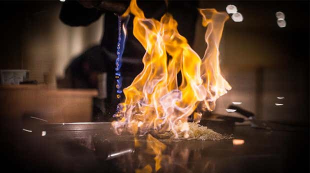 Mad, der bliver flamberet på Yasuragi, Nordic Choice Hotels